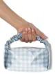 Alexander Wang Scrunchie gingham-print mini bag