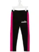 Image 1 of Diadora Junior logo stripe tracksuit bottoms