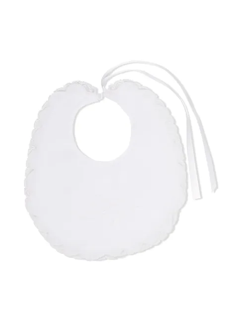 Mariella Ferrari scalloped edge bib