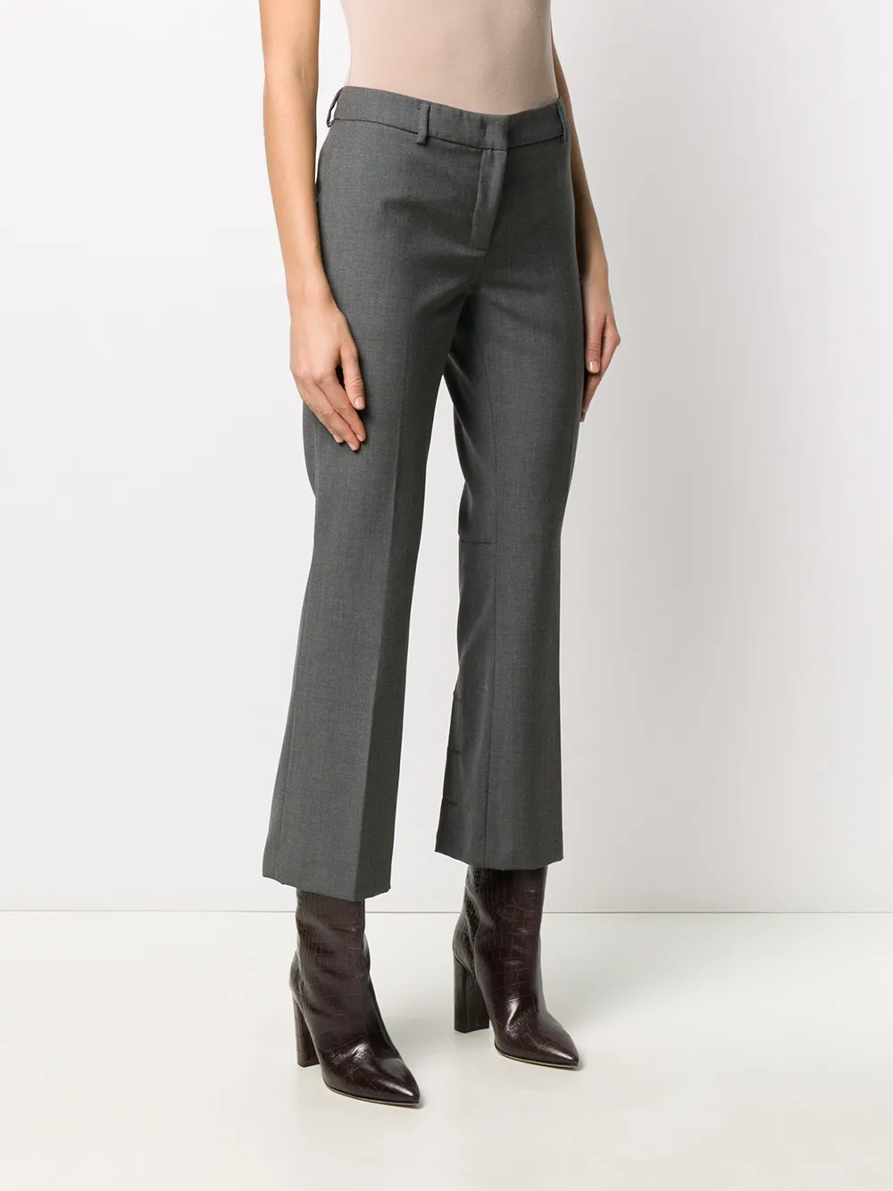 L'Autre Chose Cropped pantalon Grijs
