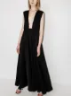 Image 2 of Paris Georgia deep v-neck dress