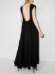 Paris Georgia deep v-neck dress