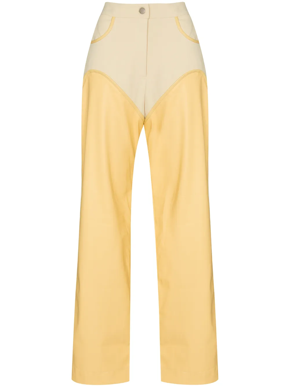 PARIS GEORGIA COWBOY STRAIGHT-LEG TROUSERS