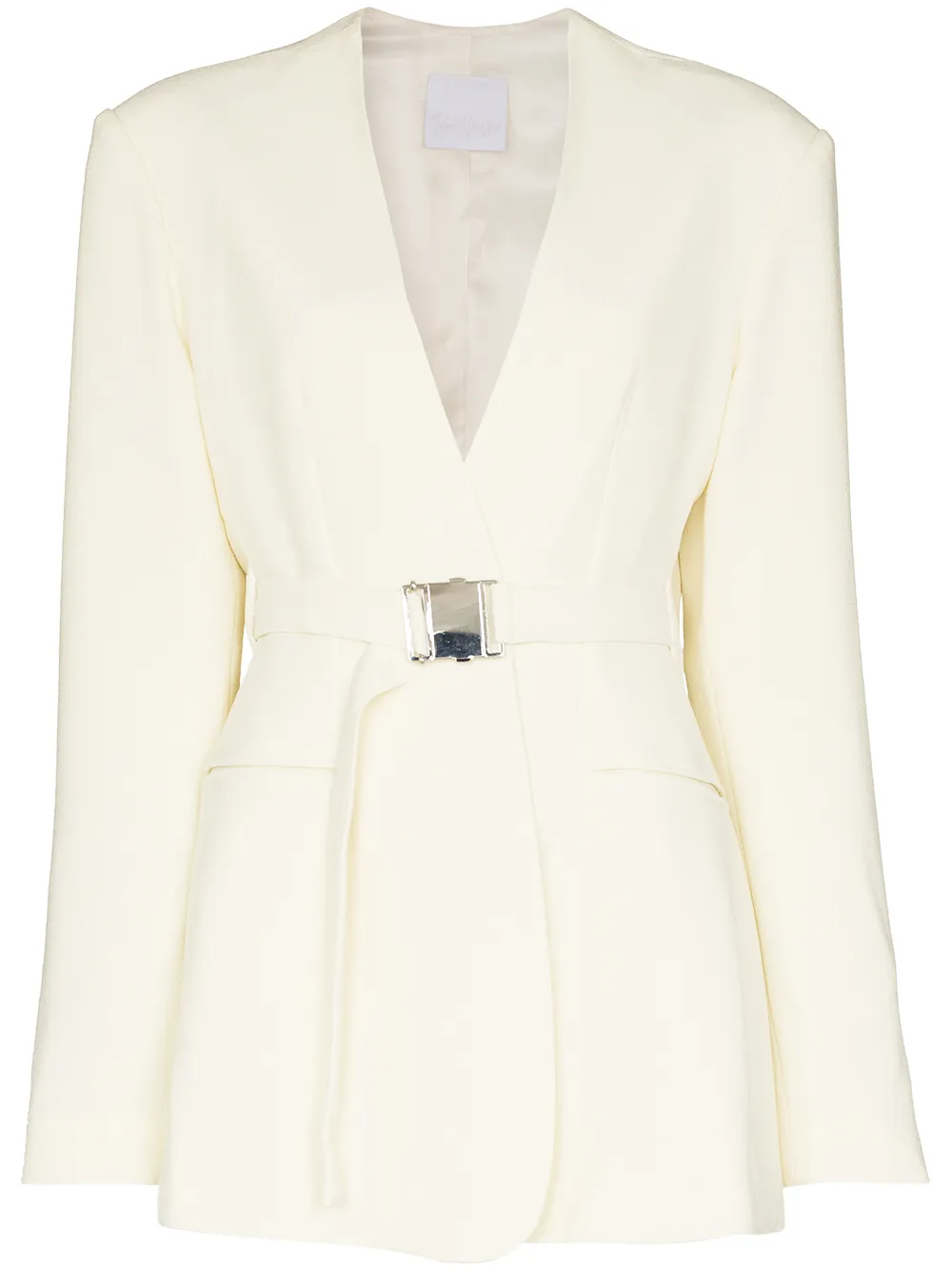 Image 1 of Paris Georgia belted-waist blazer
