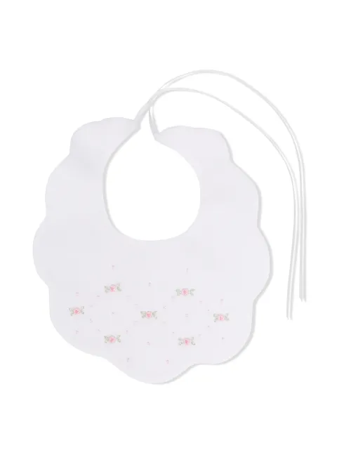 Mariella Ferrari scalloped edge bib