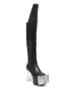 Image 2 of Rick Owens perspex-heel thigh-high boots