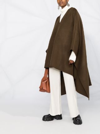 wool-cashmere oversize cape展示图