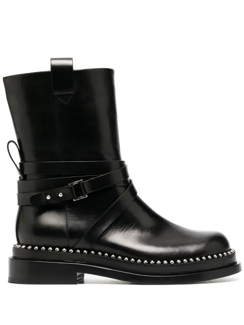Ermanno Scervino studded leather ankle boots