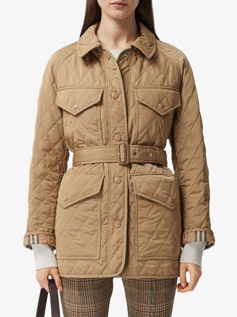 burberry quilted jacket olive