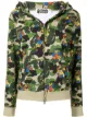 Image 1 of A BATHING APE® floral-print zip hoodie
