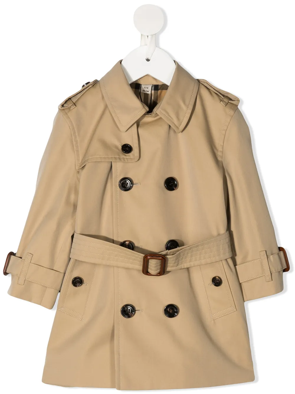 trench à taille ceinturée