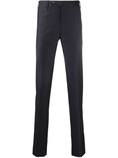 Pt01 plaid check trousers