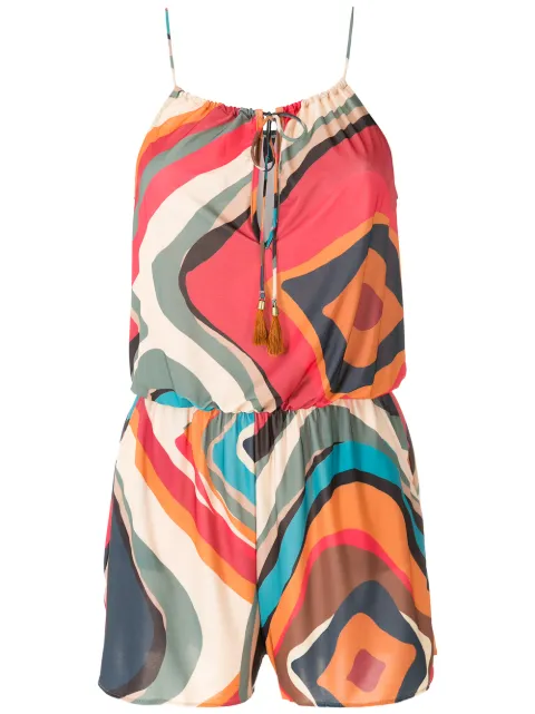 Lygia & Nanny Layla printed playsuit