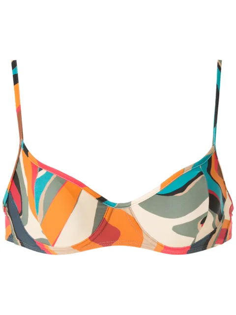 Lygia & Nanny Fiji printed bikini top