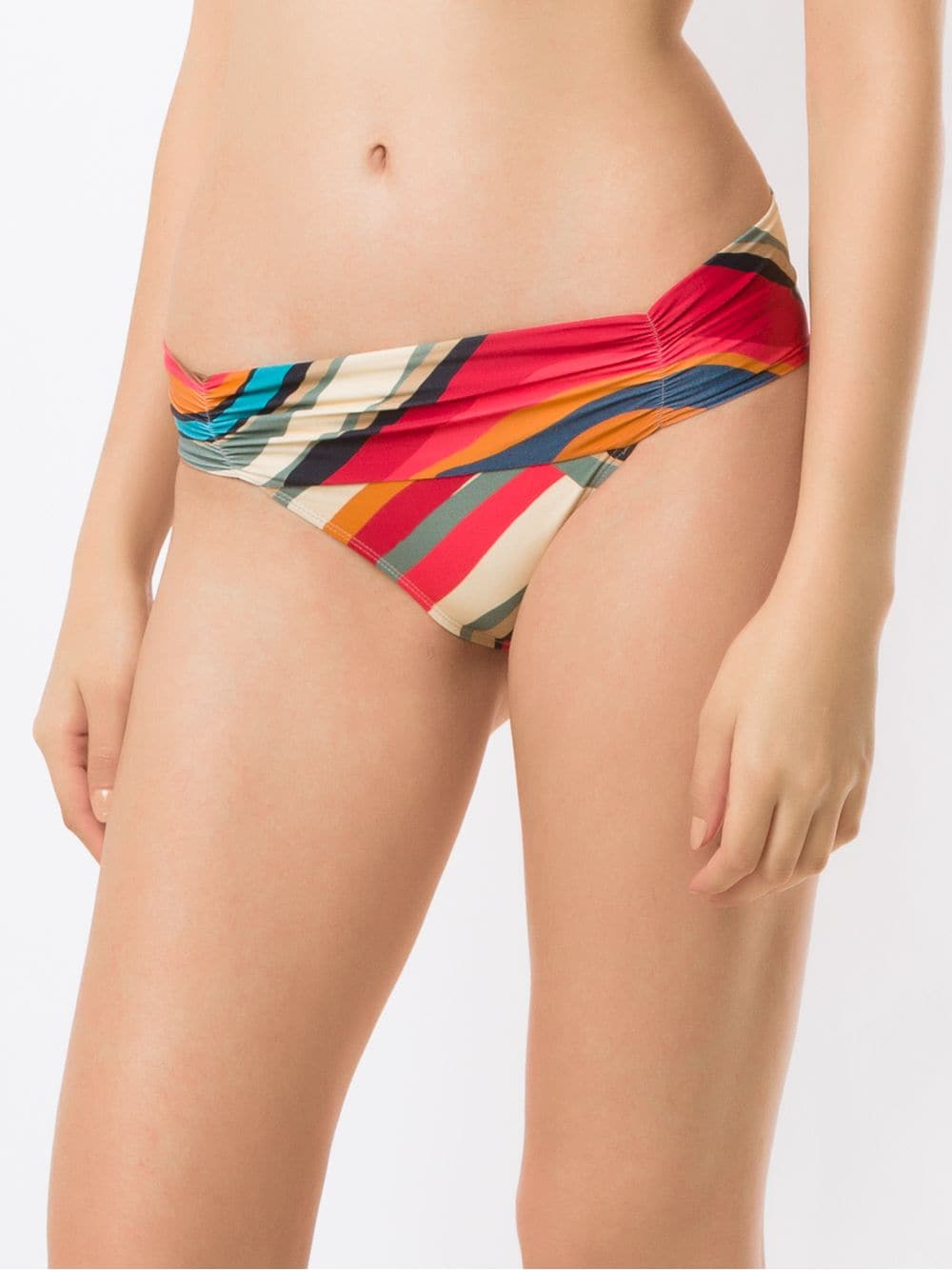 Shop Lygia & Nanny Jasper Printed Bikini Bottom In Multicolour