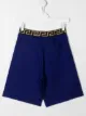Image 2 of Versace Kids TEEN logo patch shorts