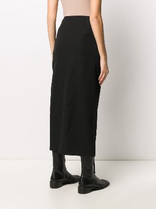 pleated panel midi skirt展示图