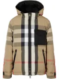 Burberry reversible check puffer jacket - Neutrals