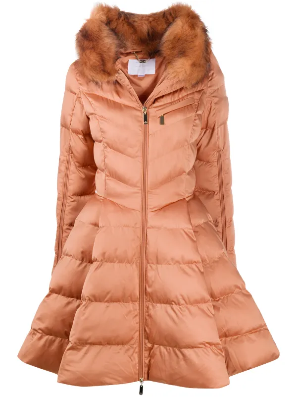 a line padded coat