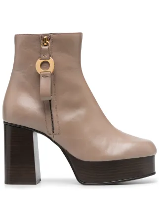 Chloe platform outlet boots