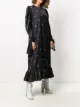 Parlor vestido midi con estampado de pájaros