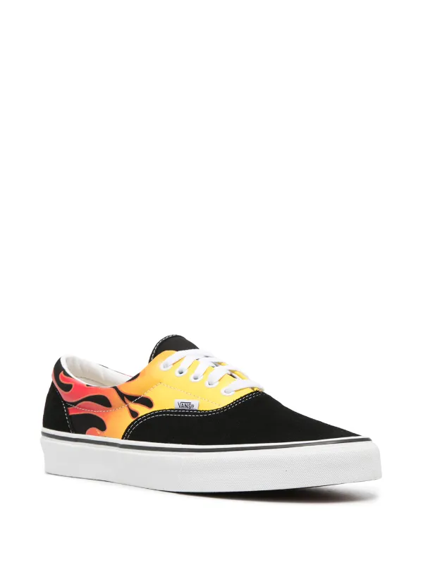 yellow flame vans