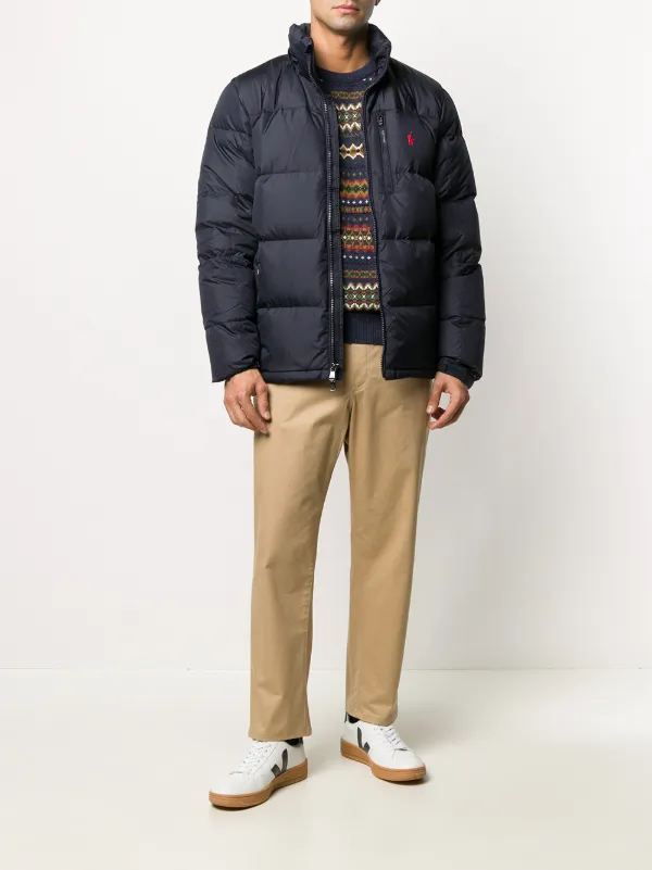 Polo Ralph Lauren Pony Logo hooded puffer jacket - FARFETCH