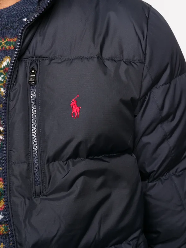 Polo hooded puffer on sale jacket