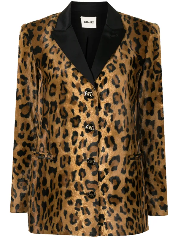 leopard print blazer next
