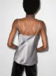 PAIGE high-shine silk cami top