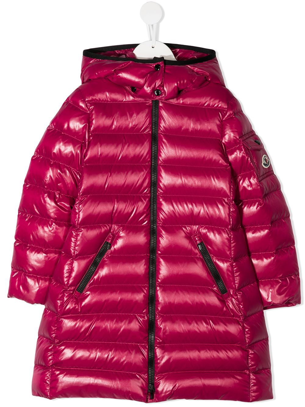 фото Moncler kids пуховик с длинными рукавами