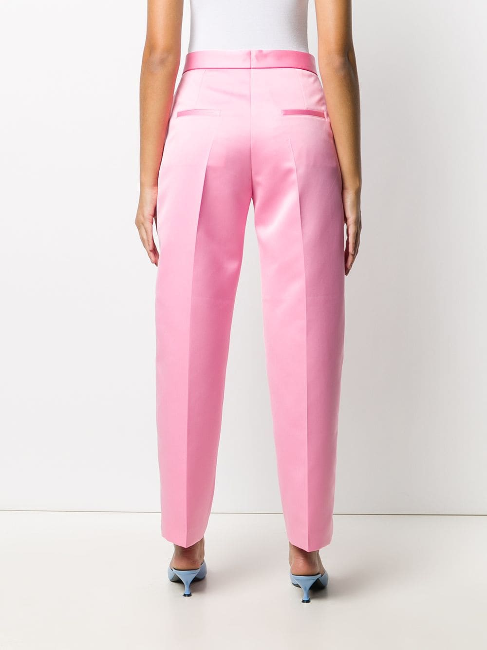 Shop Mira Mikati Star Embroidered Trousers In Pink