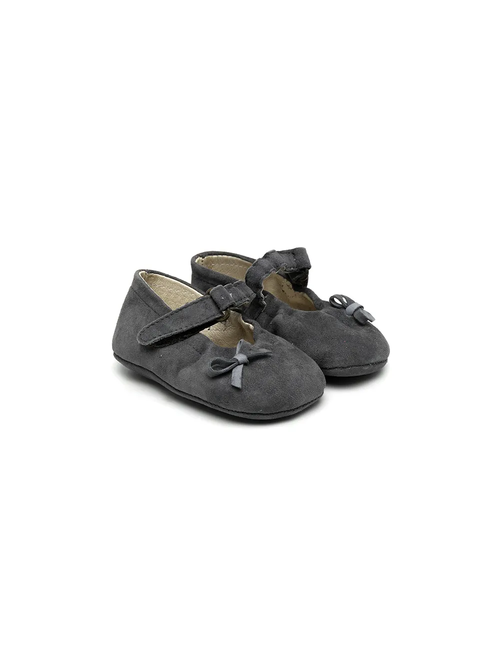 Pèpè Babyschuhe mit Schleifendetail - Grau