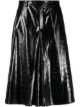 Image 1 of Maison Margiela embossed faux-leather shorts