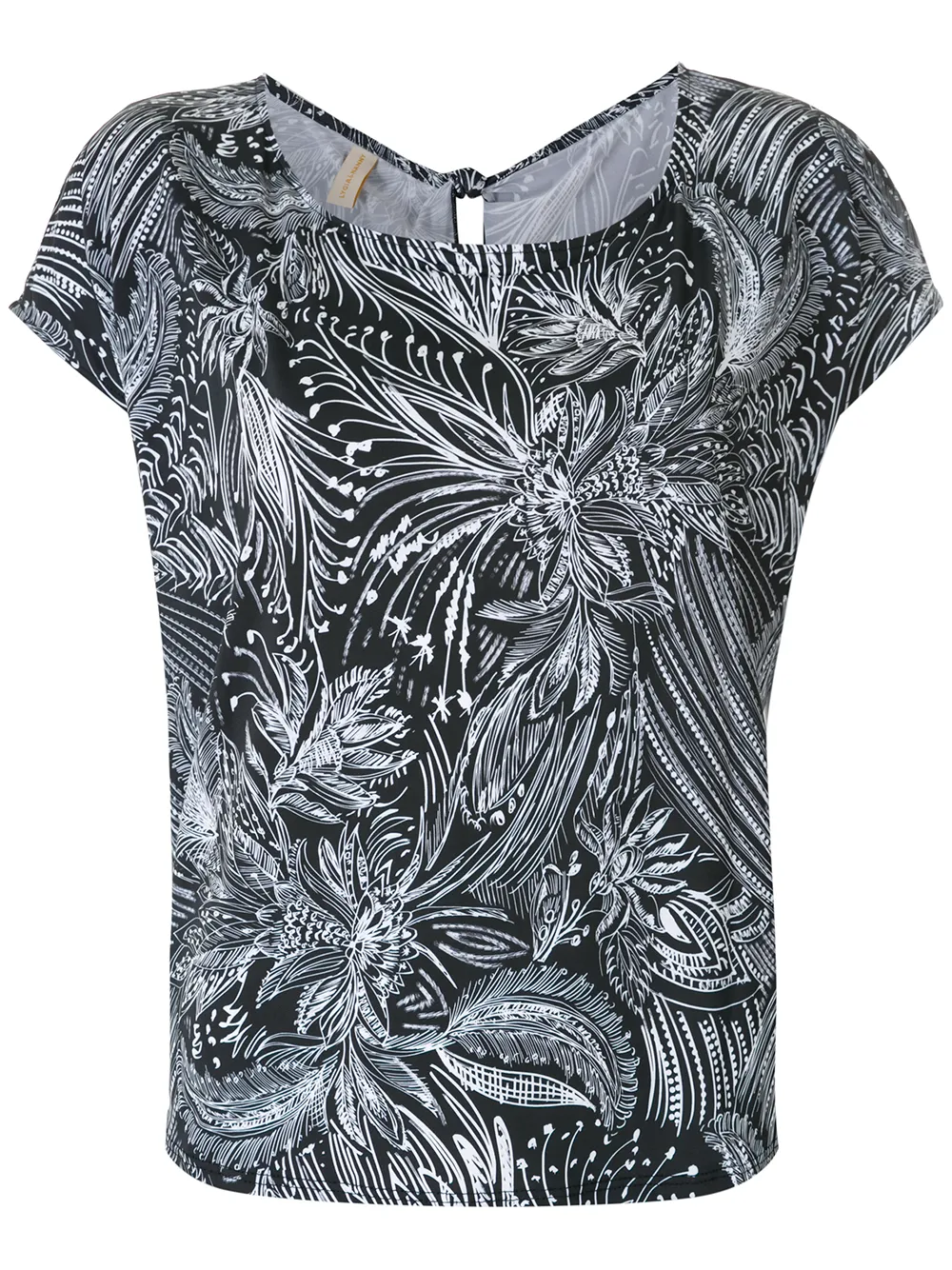 

Lygia & Nanny playera estampada Simi - Negro