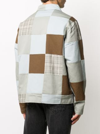 patchwork zipped jacket展示图