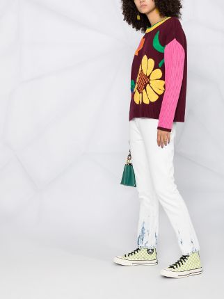 floral knit jumper展示图