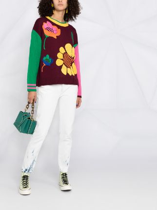 floral knit jumper展示图