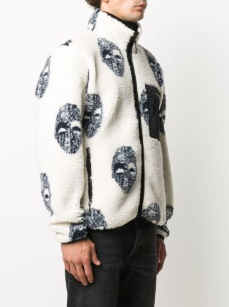 mask-jacquard fleece jacket展示图