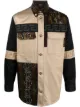 Image 1 of Versace mixed print gabardine shirt