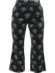 Imagen 1 de Comme Des Garçons Pre-Owned pantalones capri de terciopelo con uvas estampadas