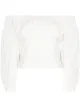 Image 1 of Reformation Truffle off-shoulder corset top