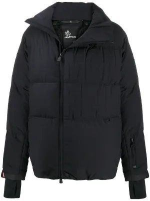 Daunenjacken für Herren von Moncler Grenoble Farfetch Moncler Grenoble Gefütterte Jacke Mit Logo Patch Farfetch