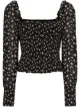 Image 1 of Reformation Pinto smocked floral-print top