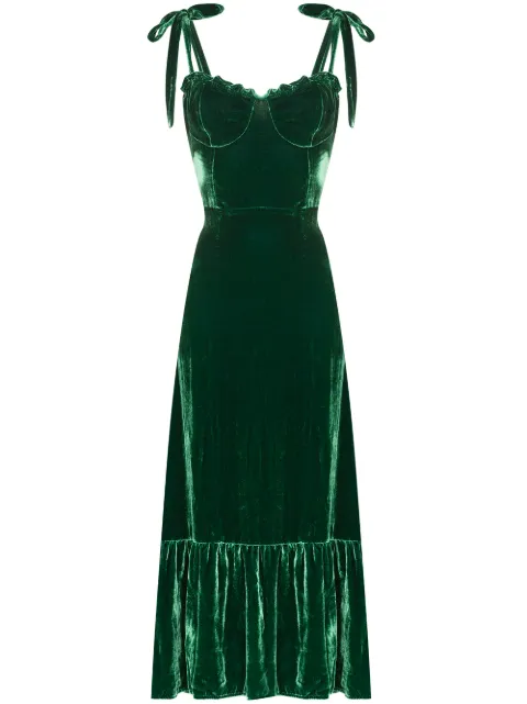 antoinette velvet mini dress