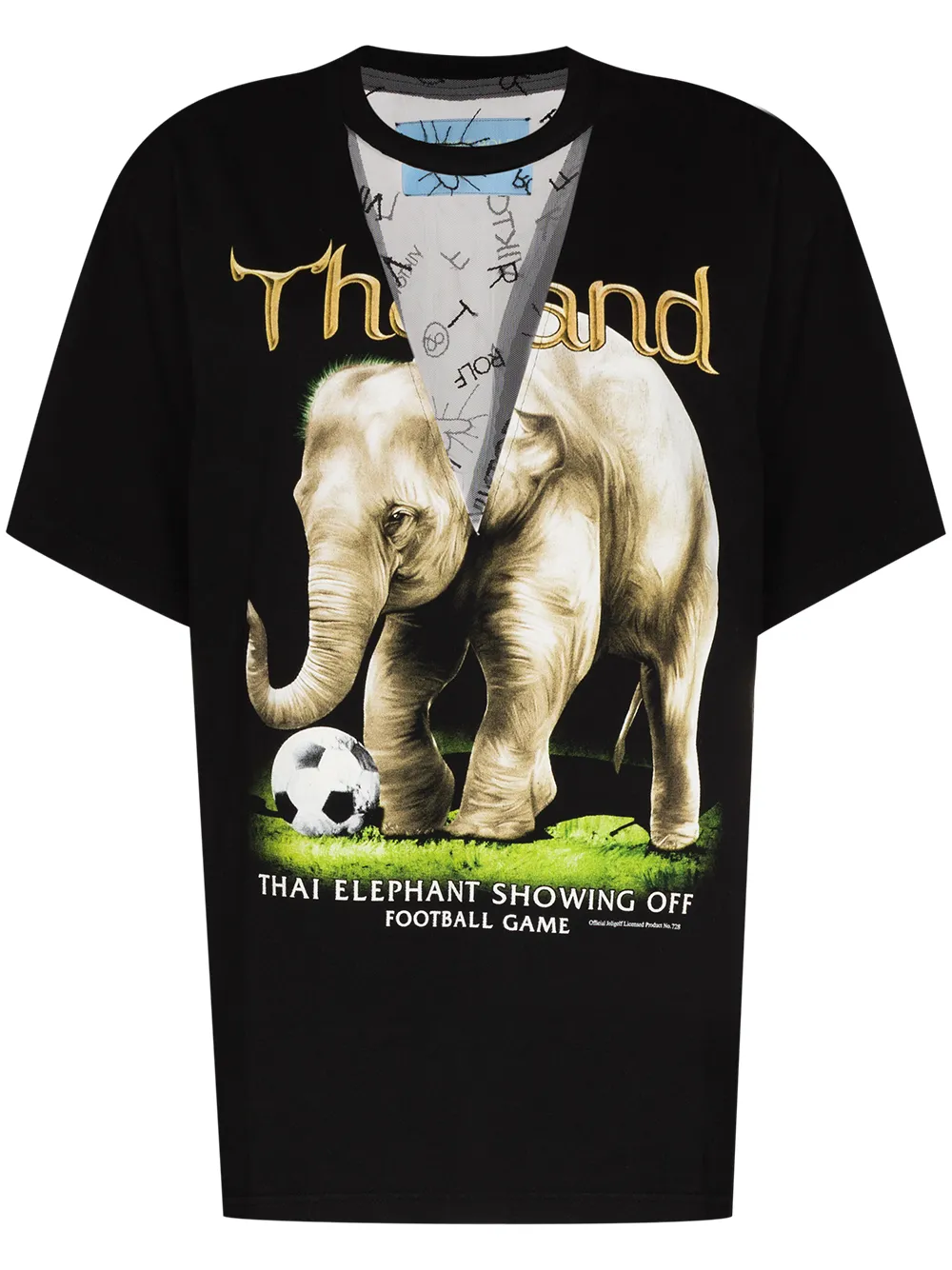 

Viktor & Rolf Vintage Elephant print T-shirt - Black