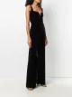 Galvan Velvet Eclipse sweetheart-neckline jumpsuit