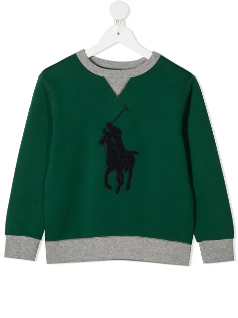 POLO RALPH LAUREN KIDS Moletom com logo bordado 