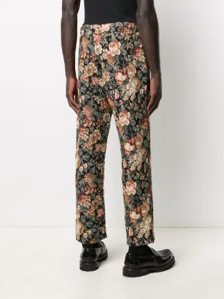 floral-print cropped trousers展示图