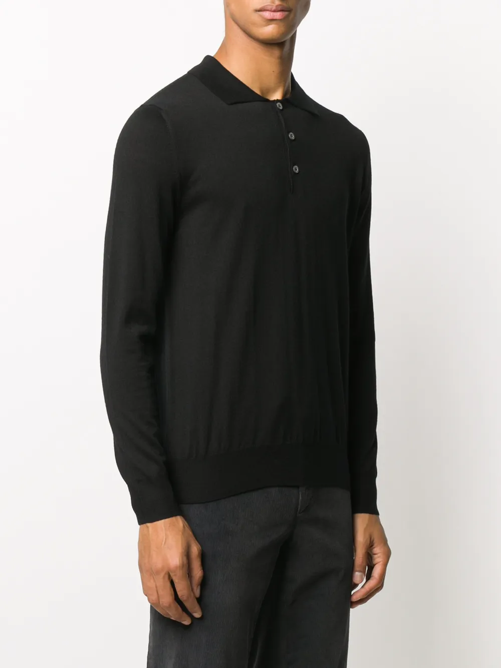 Canali Polo in lana merino | Polo | Image 3
